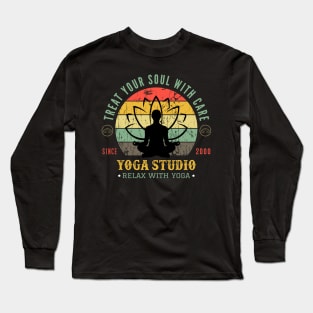 Relax with yoga Long Sleeve T-Shirt